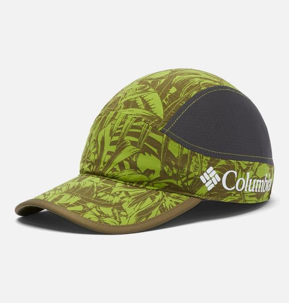 Columbia Tech Trail Hats Green For Men's NZ40829 New Zealand